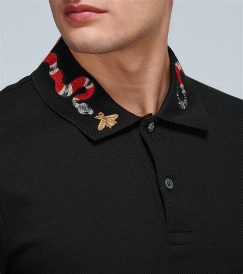 gucci snake shirts|gucci polo snake collar.